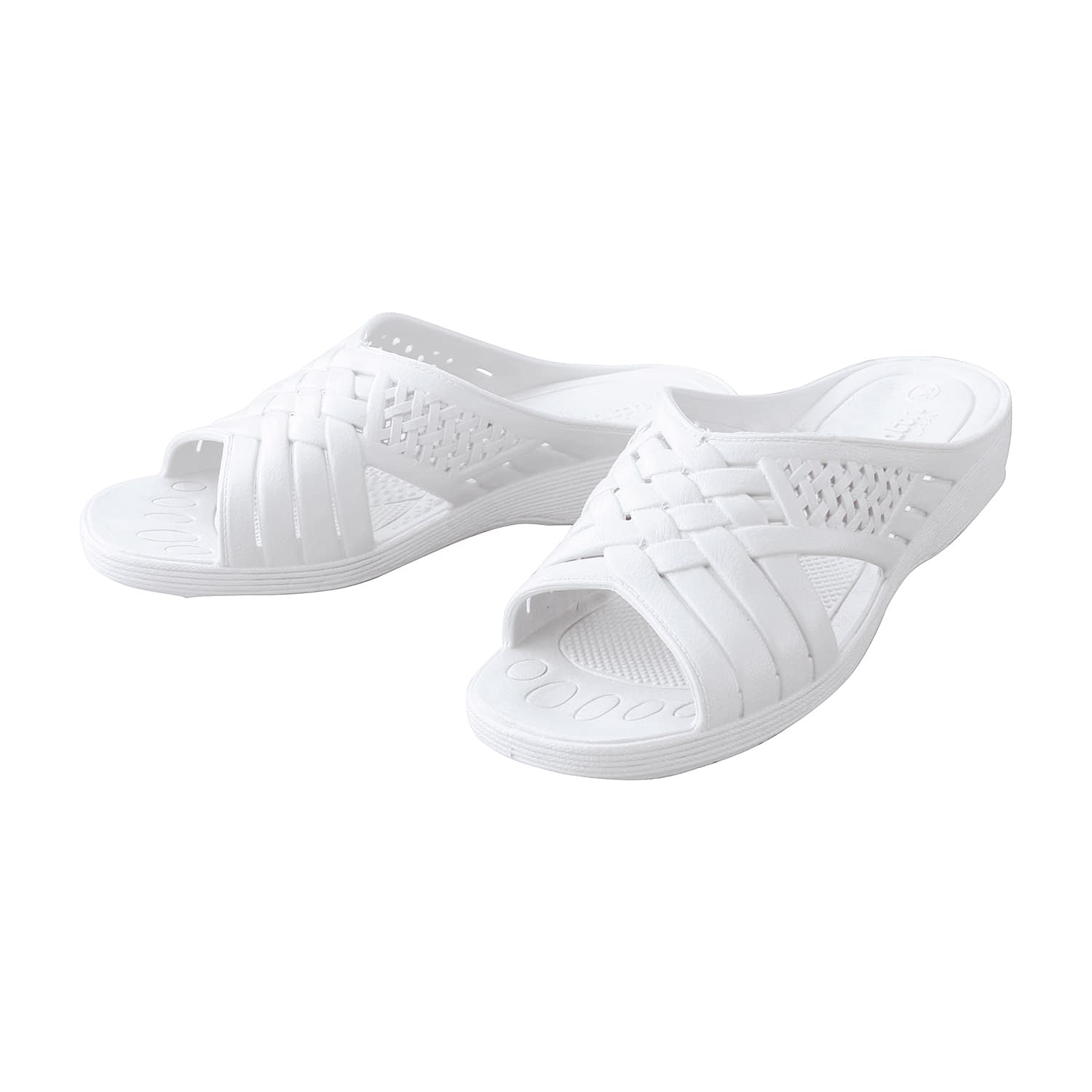 レディススリッパ(ホワイト) 24-5629-00 アイトス 861399-001(M/23-23.5