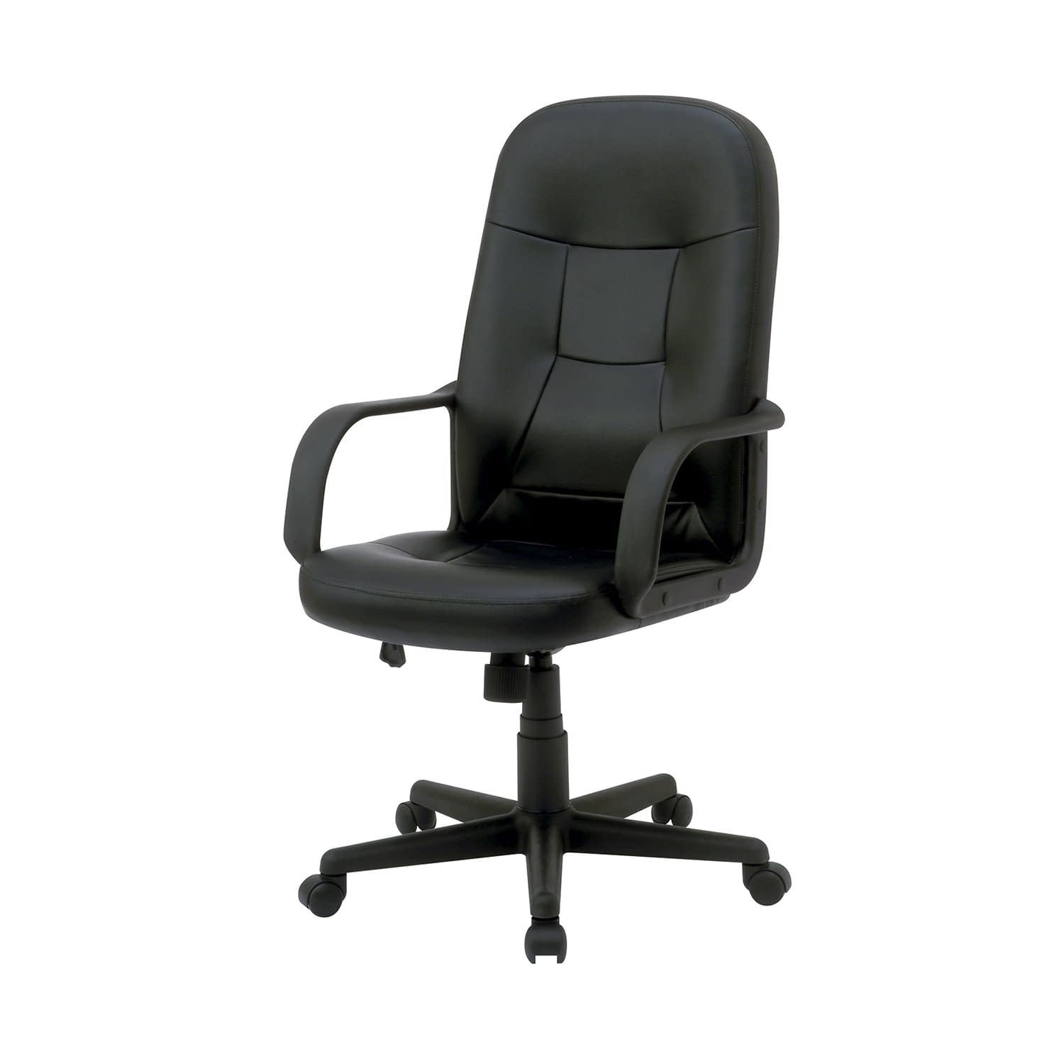 レザーチェア 24-5583-00 ナカバヤシ CCL-002(ブラック)