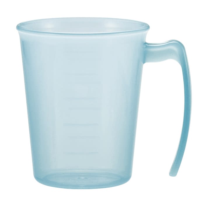 手付スタッキングコップ マグカップ(介護用) 24-4928-01 小森樹脂 グリーン(300ML)