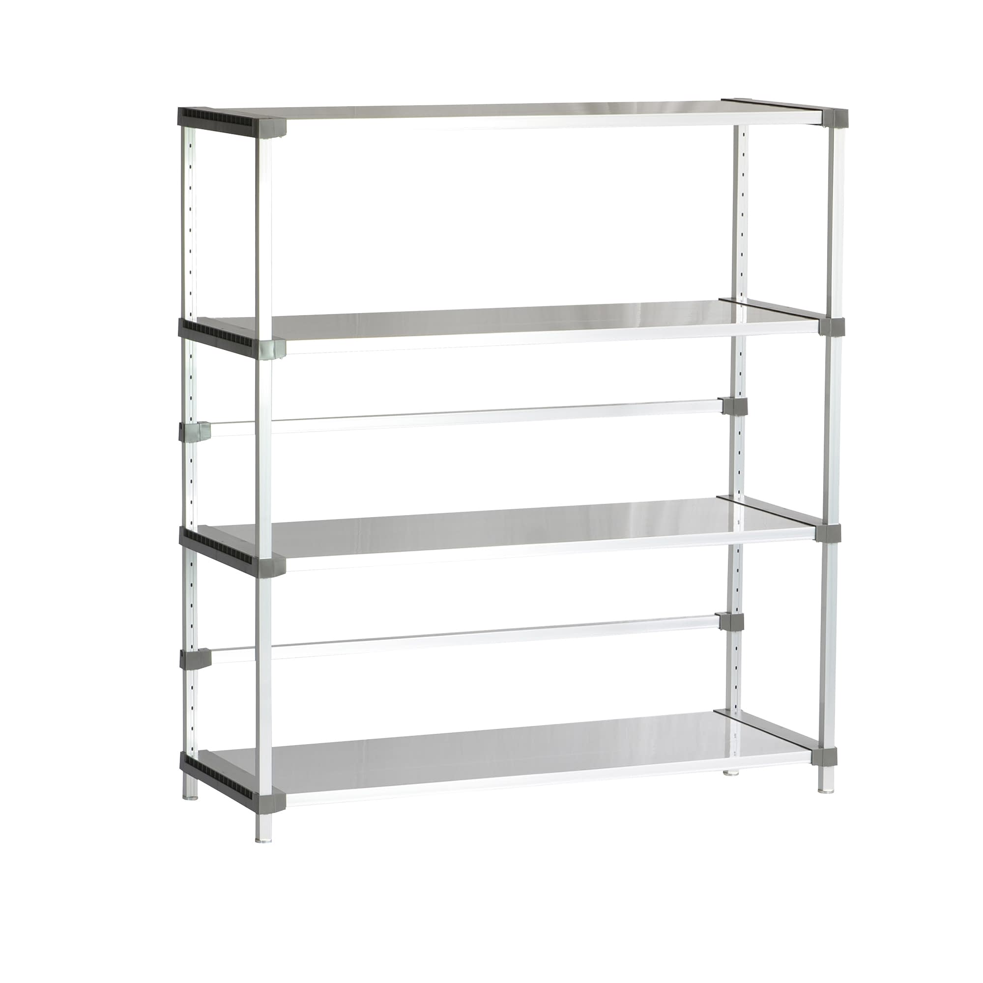 アルアップシェルフ(アジャスター4段 ラック 24-5316-02 シンドー 1200-554-1500A4