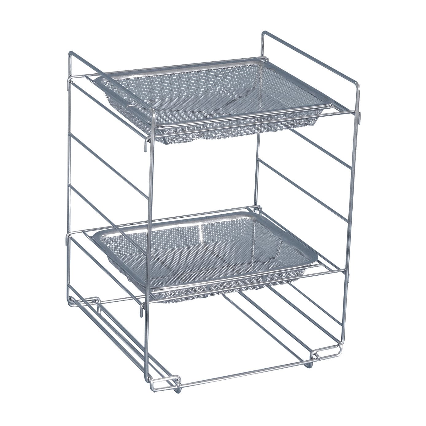 網バット用乾燥棚(棚1枚・2段) 24-5331-00 三和化研工業 W270XD190XH380MM