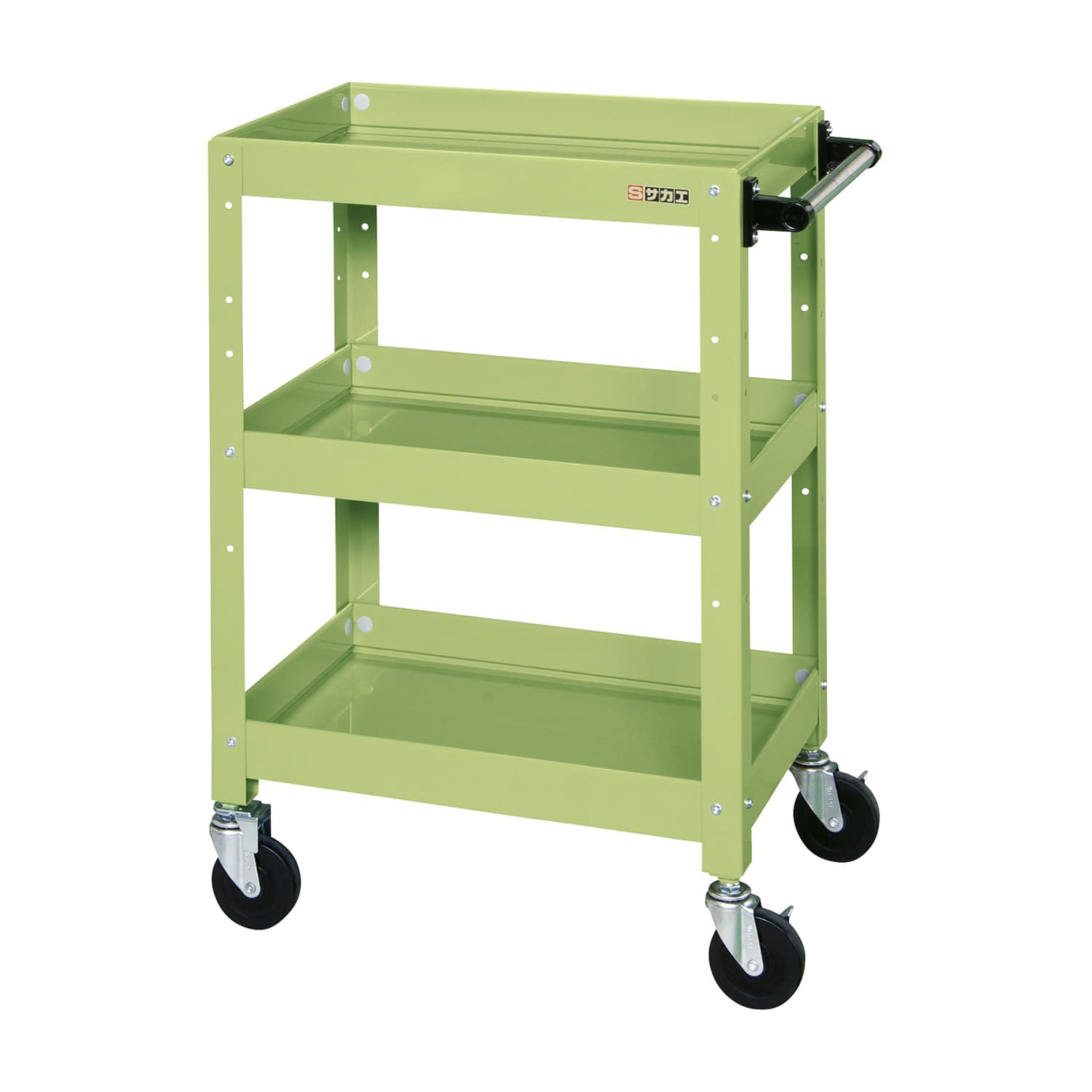 CSスペシャルワゴン(W600mm) 24-5340-00 サカエ CSSA-608(グリーン)