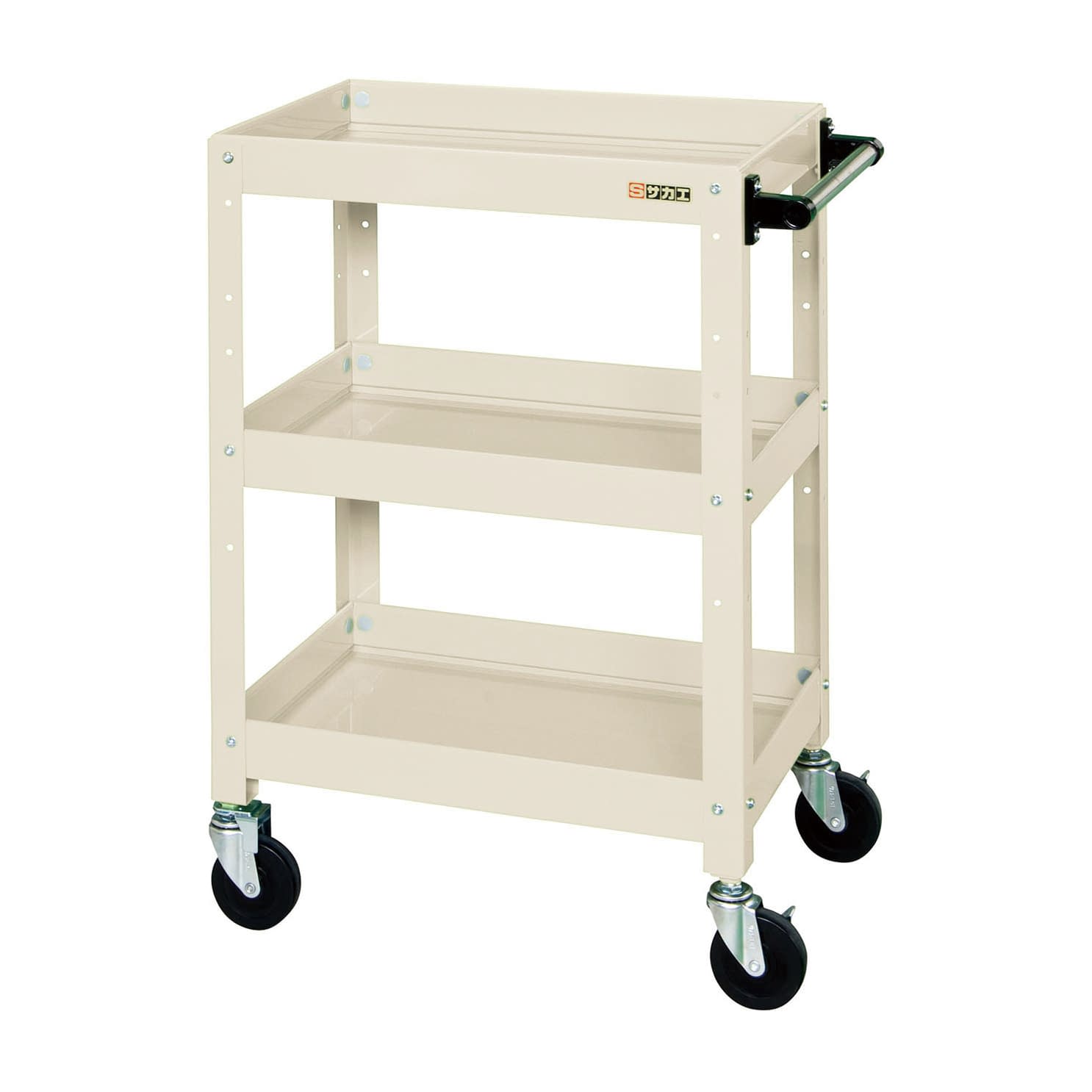 CSスペシャルワゴン(W600mm) 24-5340-01 サカエ CSSA-608I(アイボリー)