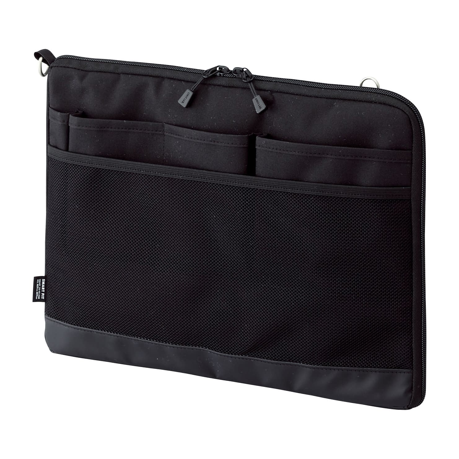 バッグインバッグ(ヨコ型)A4 トートバッグ 24-5566-03 LIHITLAB． A7681-24(ブラック)