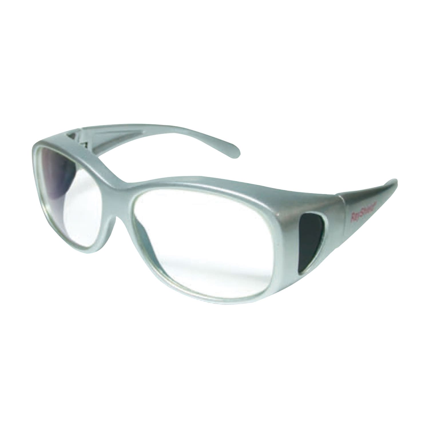 (24-4839-01)Ｘ線防護眼鏡フィットオーバー LG-N192(ｼﾙﾊﾞｰ) Xｾﾝﾎﾞｳｺﾞﾒｶﾞﾈﾌｨｯﾄｵｰﾊﾞ【1個単位】【2019年カタログ商品】