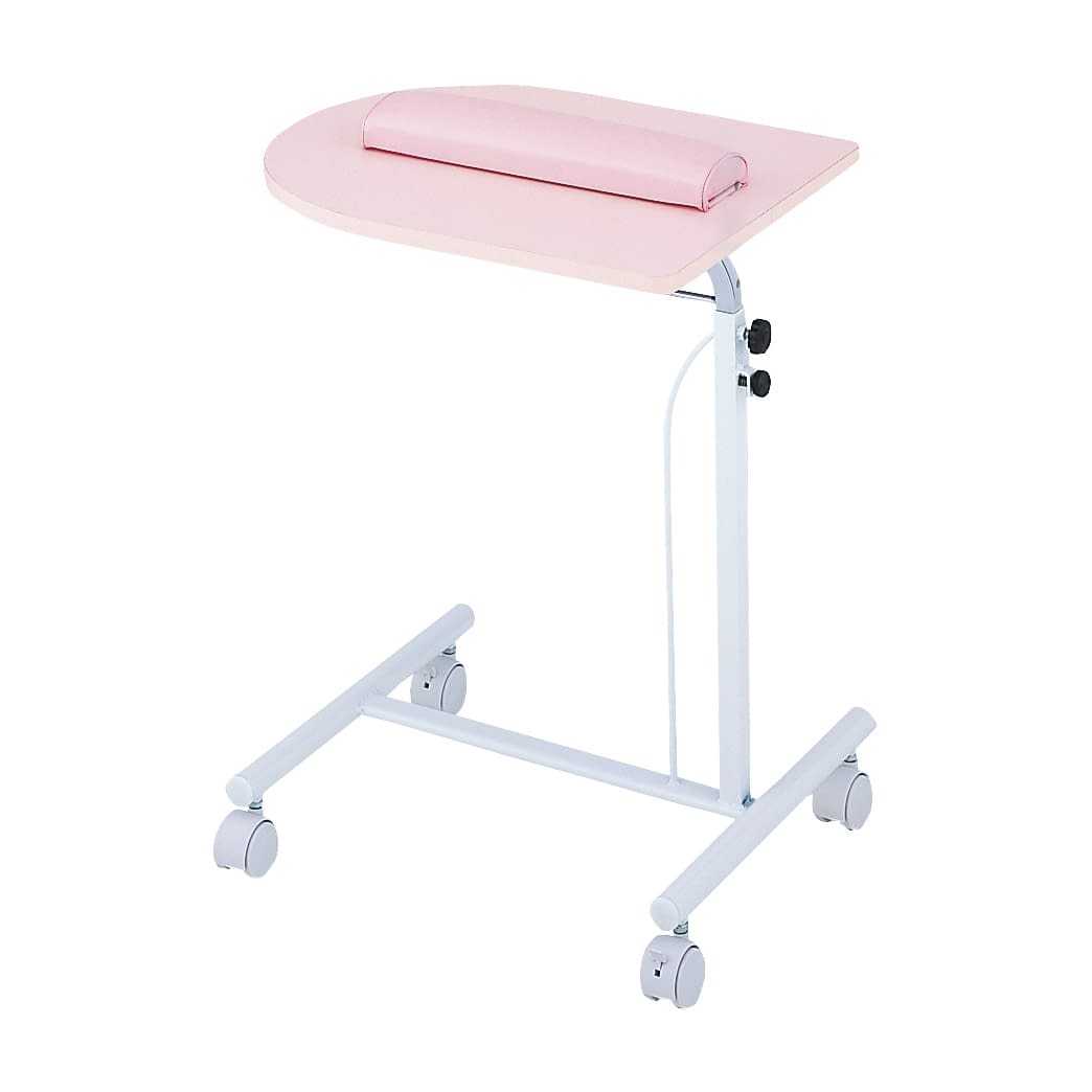 マツヨシ コンパクト採血テーブル 採血台 24-4999-01 MATSUYOSHI SN-T005P(ピンク)
