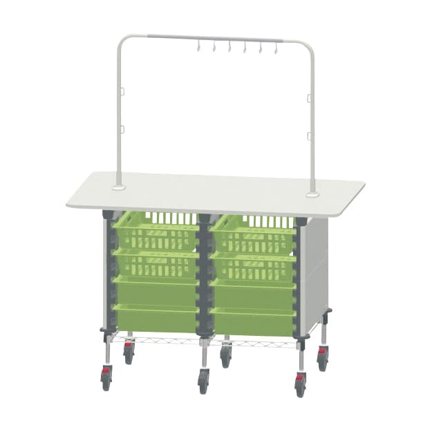 KSO作業台(ハンガー中) ハンガー中 24-5121-00 KAWAJUN MWT009HT-64SET