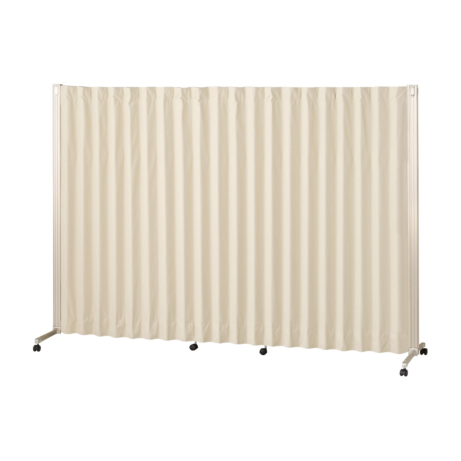 アコーディオンスクリーン 衝立 24-4987-0003 ベージュ ノーリツイス AKX-193(W1950XH1300)