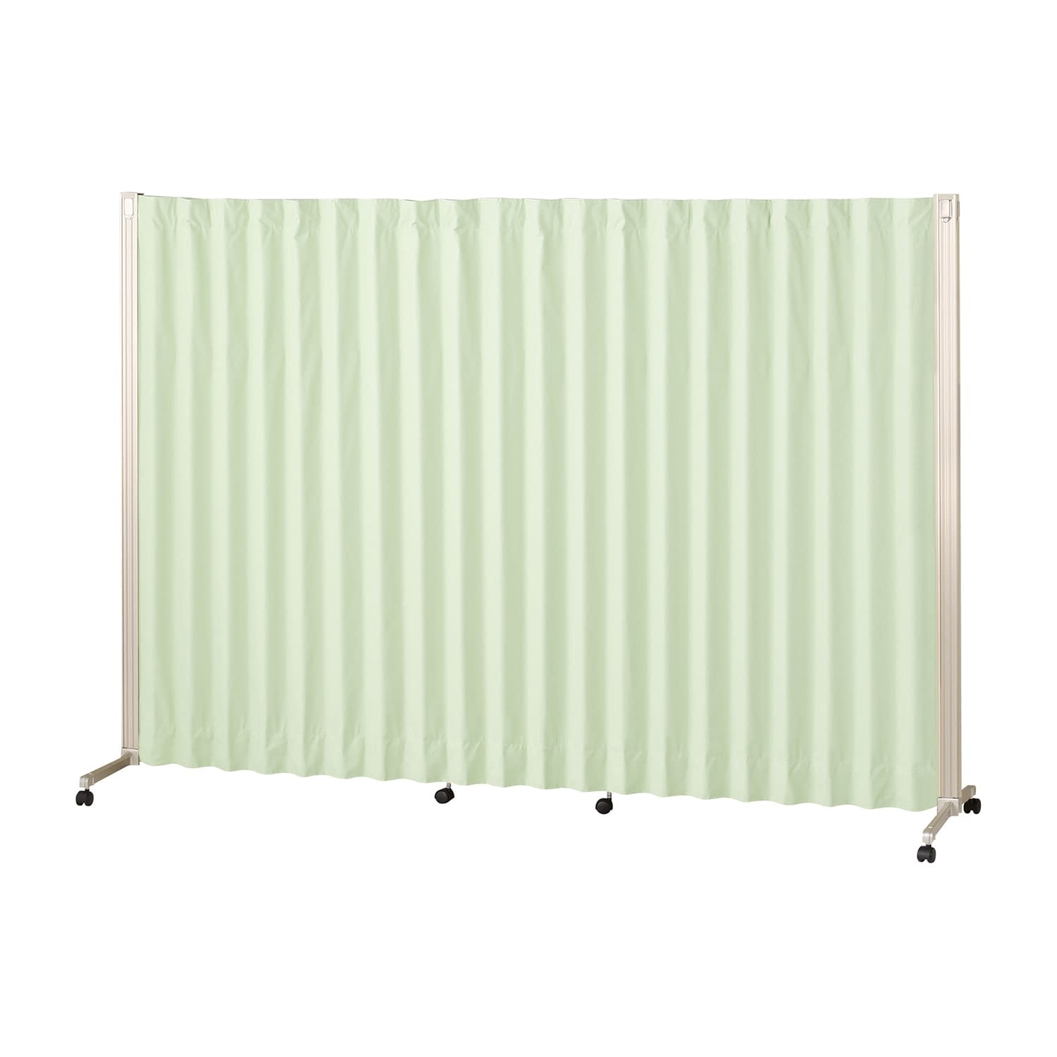 アコーディオンスクリーン 24-4987-0204 グリーン ノーリツイス AKX-198(W1950XH1800)