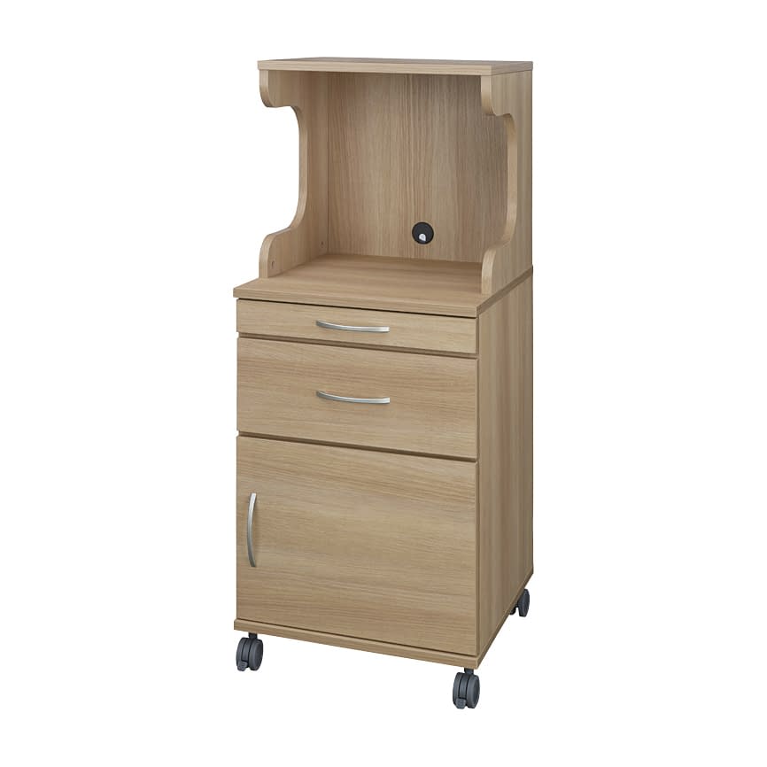 床頭台 ミドルタイプ 24-6902-0101 ナチュラルオーク ホスピタルネット TUF1-MD(ミドルタイプ)