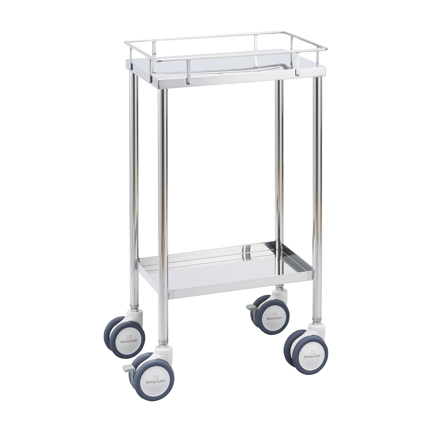 マツヨシ抗菌ステンレス器械台 カート(抗菌) 24-6041-00 MATSUYOSHI MY-IW165(450X350X800