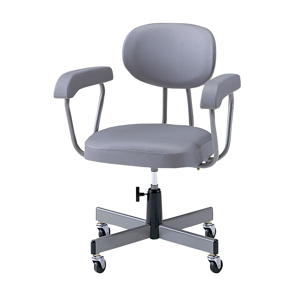 マツヨシ ドクターチェア 診察椅子 24-6365-00 MATSUYOSHI MY-N1123(グレー)