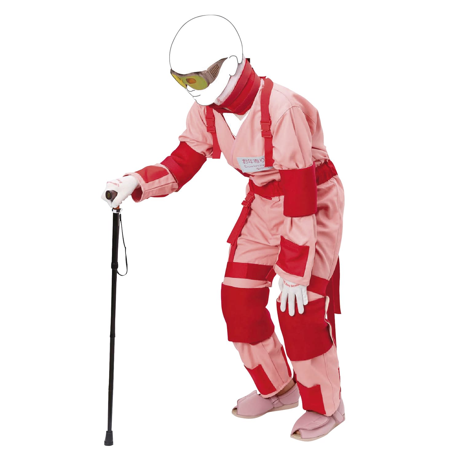 新お年寄り体験スーツII 24-6915-01 坂本モデル M176-7(M･ピンク)