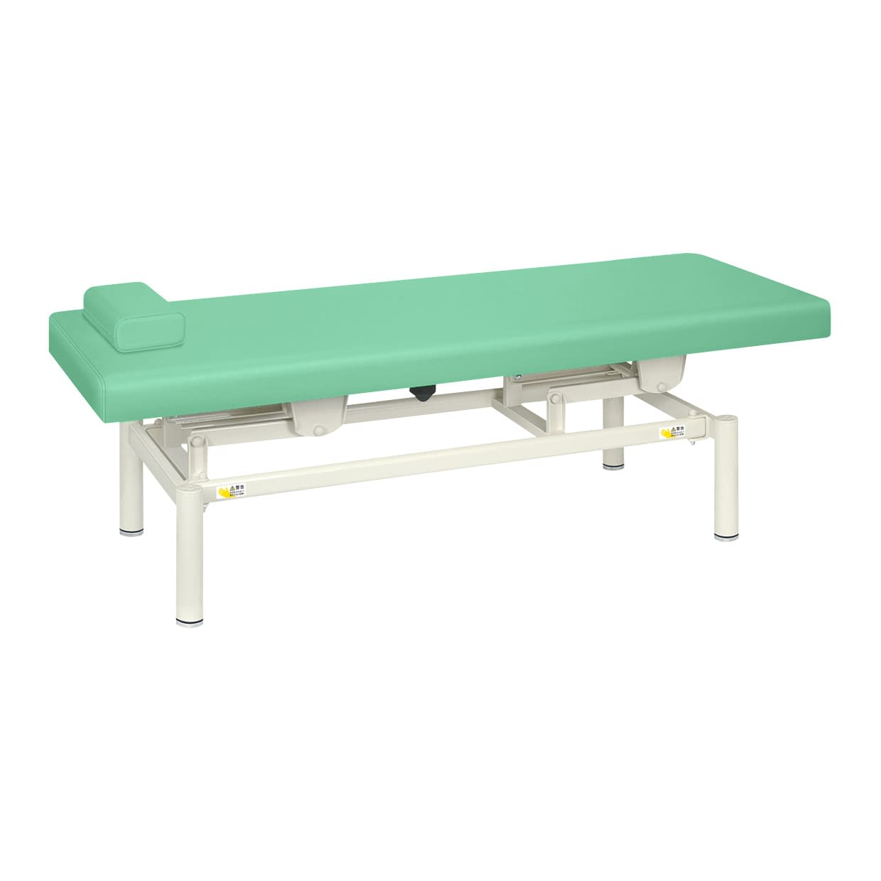 電動診察台 24-6372-0005 ビニルレザーライトグリーン 高田ベッド製作所 TB-1346(65X180X45-81