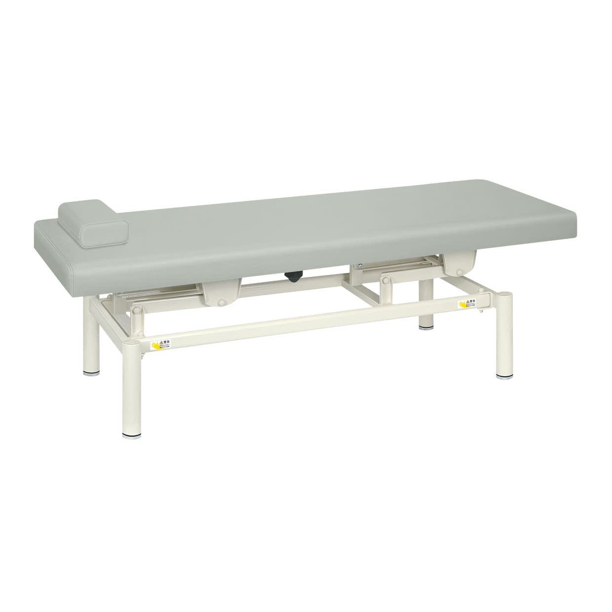 電動診察台 24-6372-0009 ビニルレザーグレー 高田ベッド製作所 TB-1346(65X180X45-81