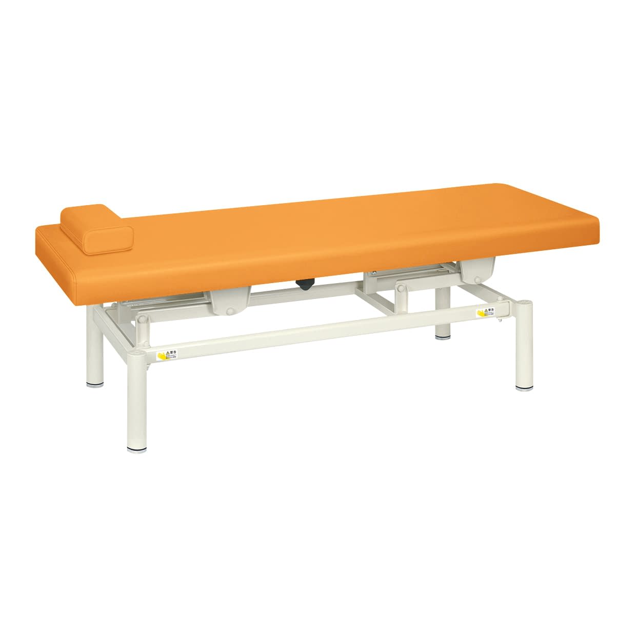 電動診察台 24-6372-0010 ビニルレザーオレンジ 高田ベッド製作所 TB-1346(65X180X45-81