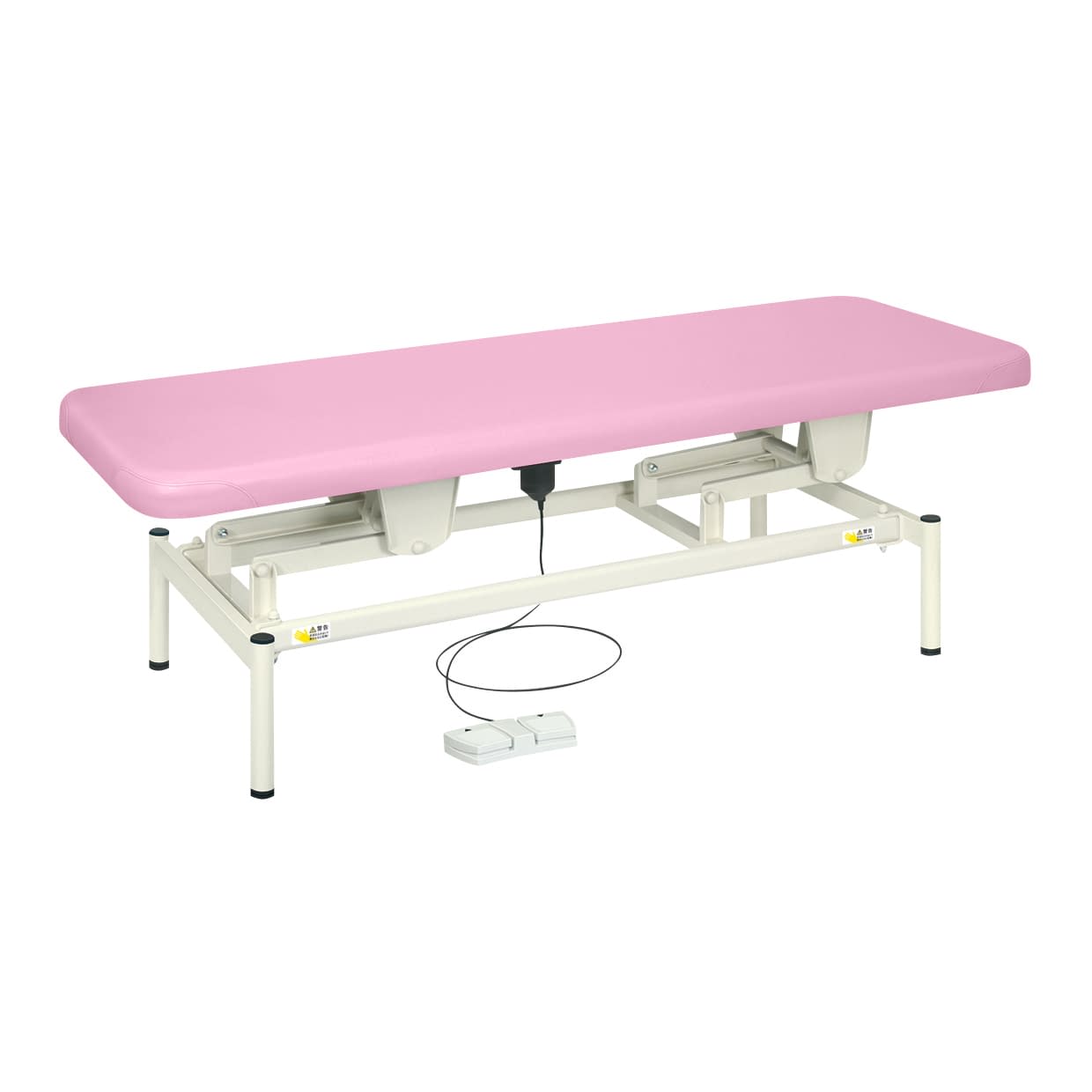 電動診察台 24-6373-0107 ビニルレザーピンク 高田ベッド製作所 TB-1344(70X180X45-81