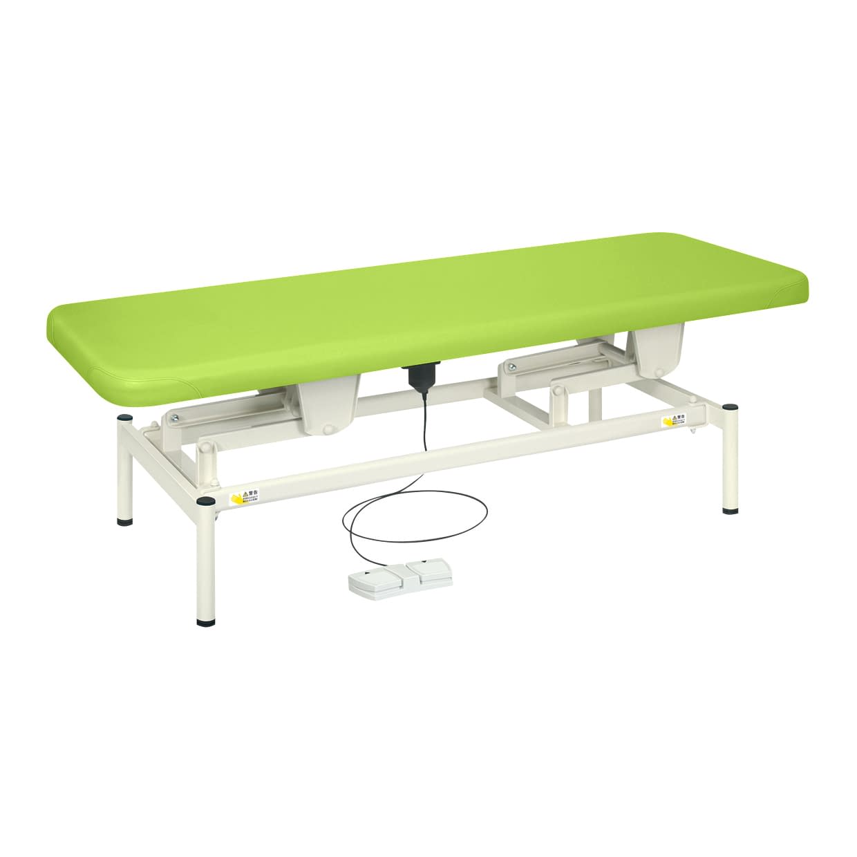 電動診察台 24-6373-0211 ビニルレザー抹茶 高田ベッド製作所 TB-1344(65X180X45-81