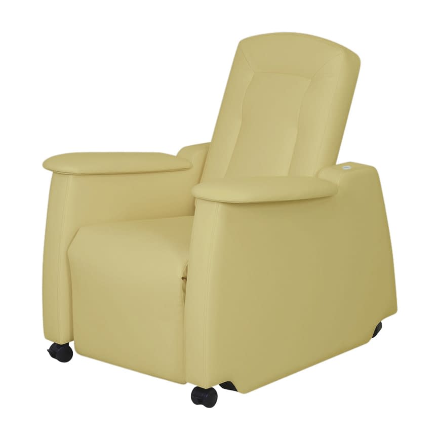 電動リカバリーチェア 24-6391-0002 ビニルレザーアイボリー 高田ベッド製作所 TB-1362