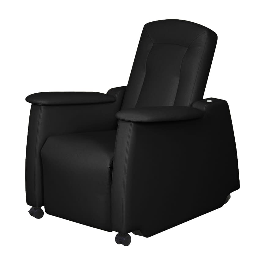 電動リカバリーチェア 24-6391-0003 ビニルレザー黒 高田ベッド製作所 TB-1362