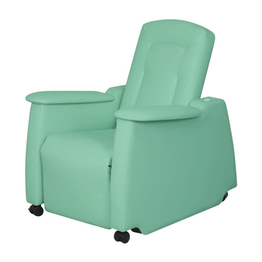 電動リカバリーチェア 24-6391-0005 ビニルレザーライトグリーン 高田ベッド製作所 TB-1362
