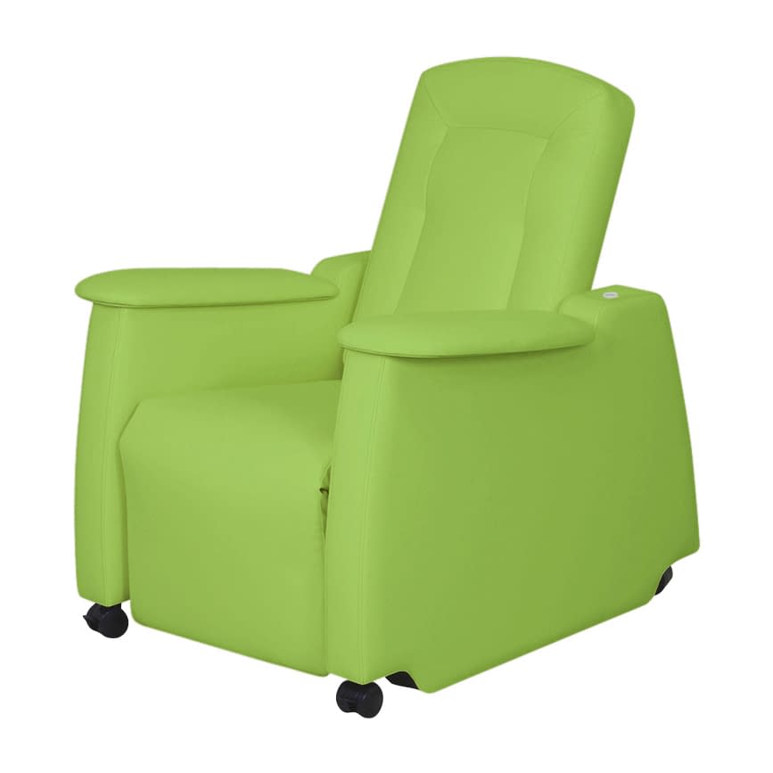 電動リカバリーチェア 24-6391-0011 ビニルレザー抹茶 高田ベッド製作所 TB-1362