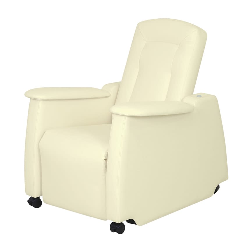 電動リカバリーチェア 24-6391-0013 ビニルレザークリーム 高田ベッド製作所 TB-1362