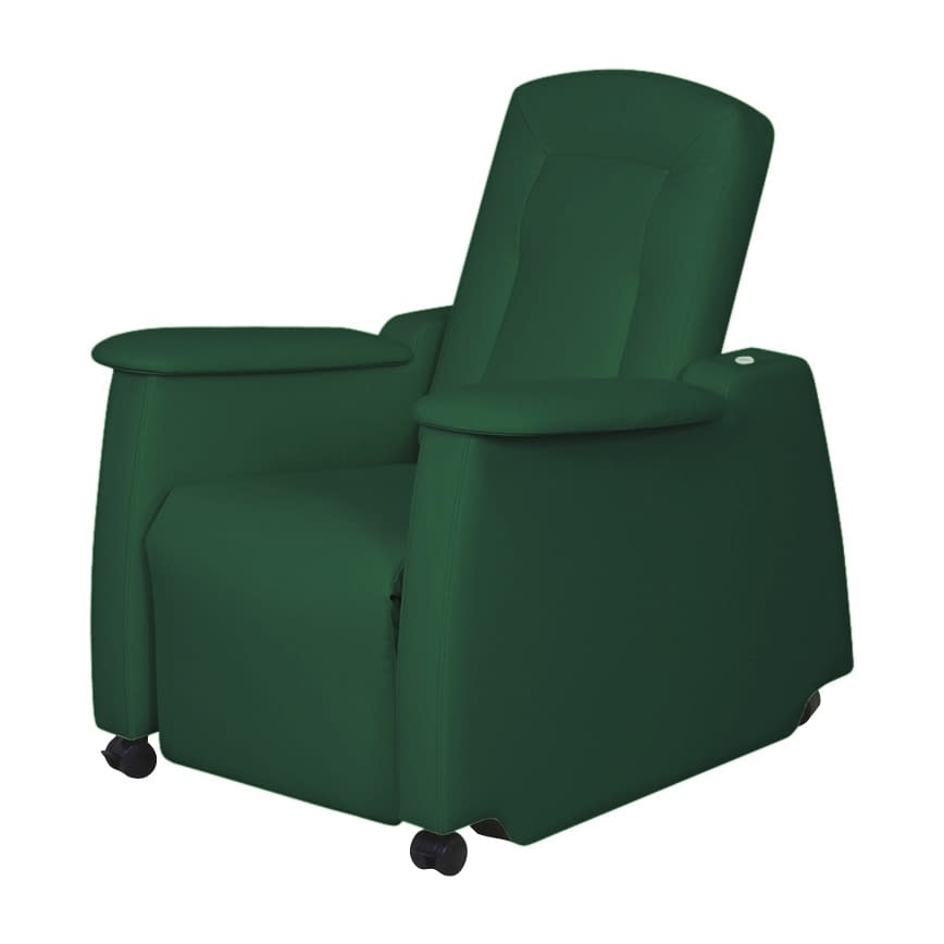 電動リカバリーチェア 24-6391-0015 ビニルレザーメディグリーン 高田ベッド製作所 TB-1362