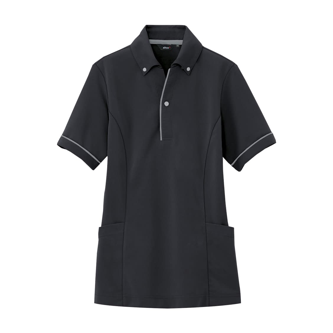 サイドポケットポロ 24-6532-0304 L アイトス AZ-7668-010(ブラック)