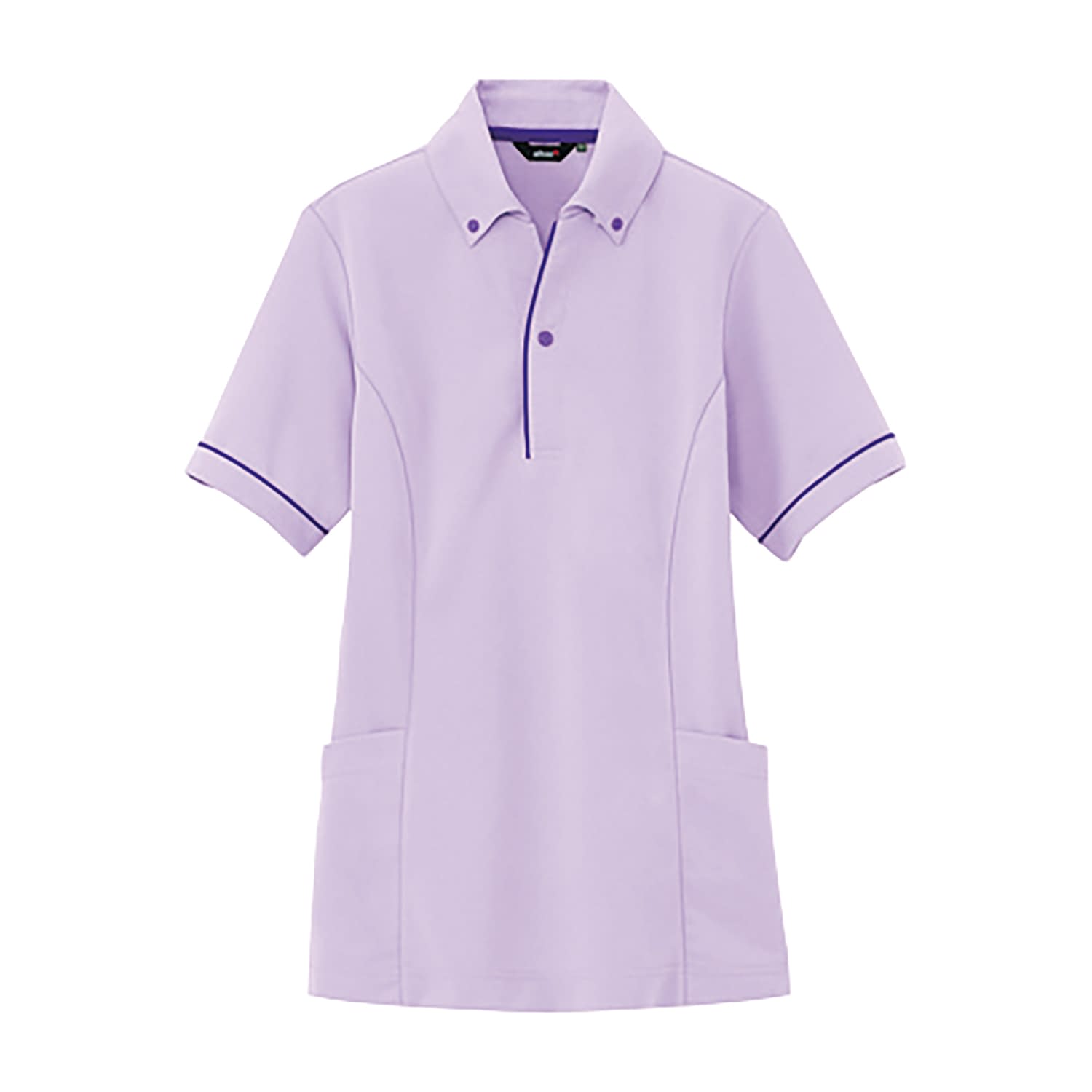 サイドポケットポロ 24-6532-0403 M アイトス AZ-7668-069(ラベンダー)