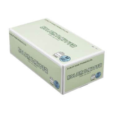 粉なし天然ゴム極うす手袋 24-6846-00 ダンロップホームプロダクツ 07555(SS)100マイイリ