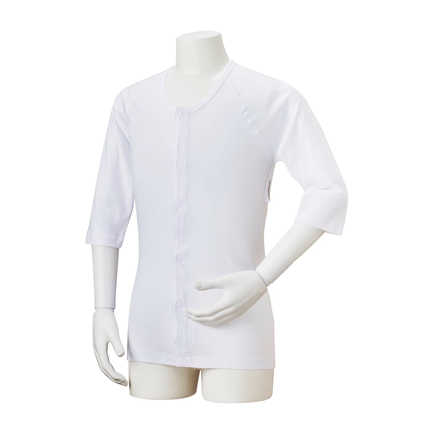 ソフラ肌着ライト(男女兼用)7分袖 七分袖 24-6937-04 竹虎 104152(Sサイズ)