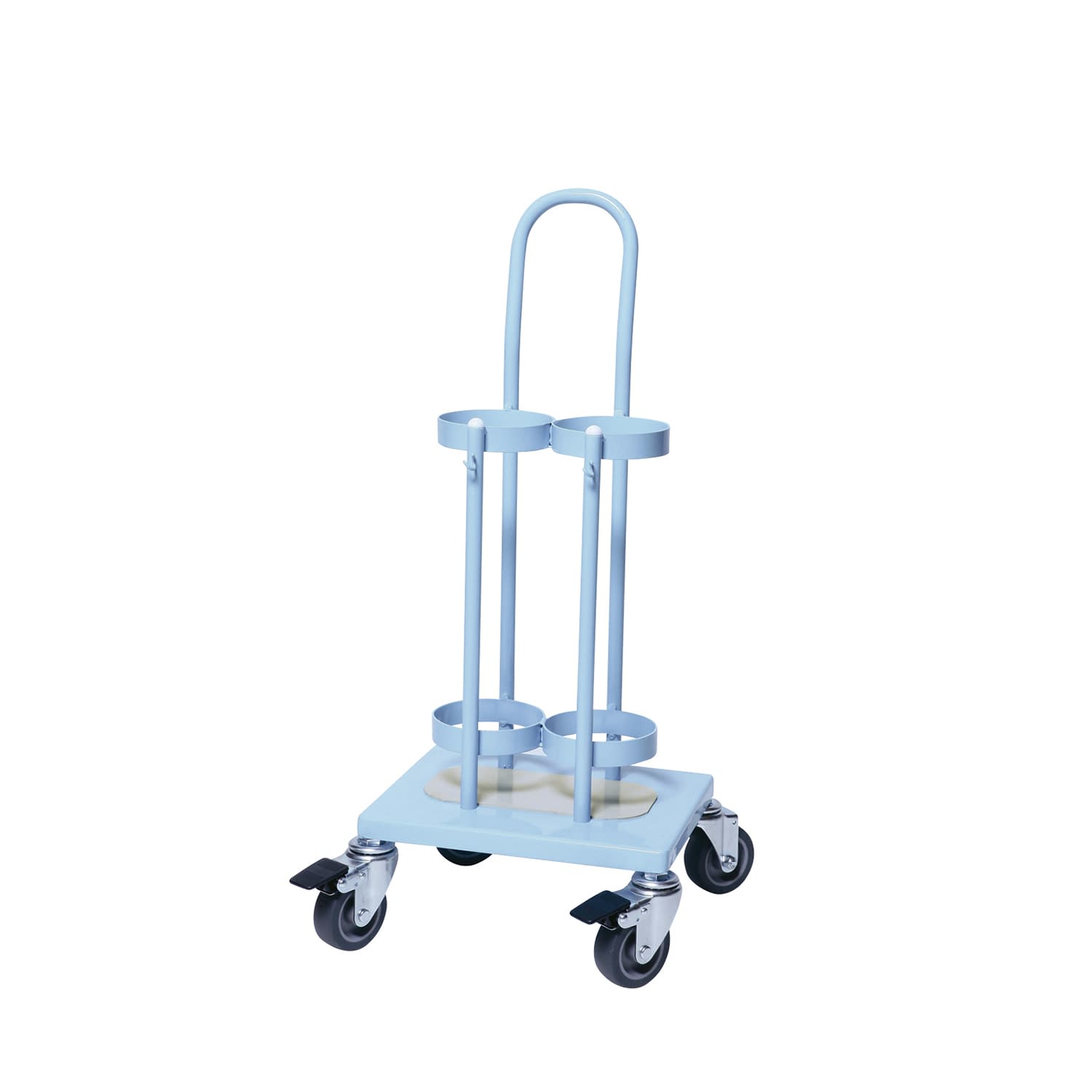 ボンベカート(500L・2本用) 500L(2本用) 24-2271-02 久喜製作所 KBC502(4リン)