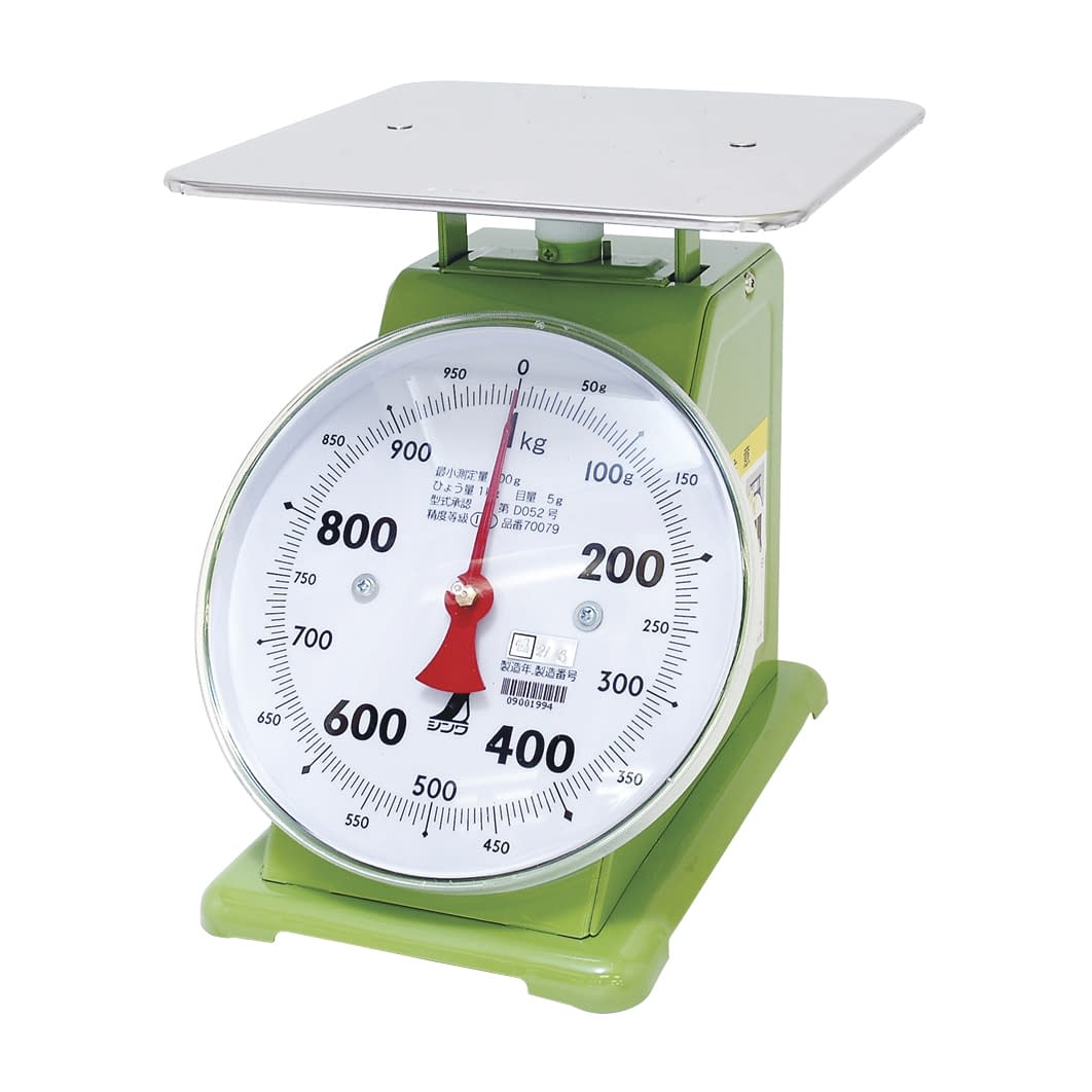 上皿自動はかり(検定品) 24-6874-00 シンワ測定 70079(1KG)