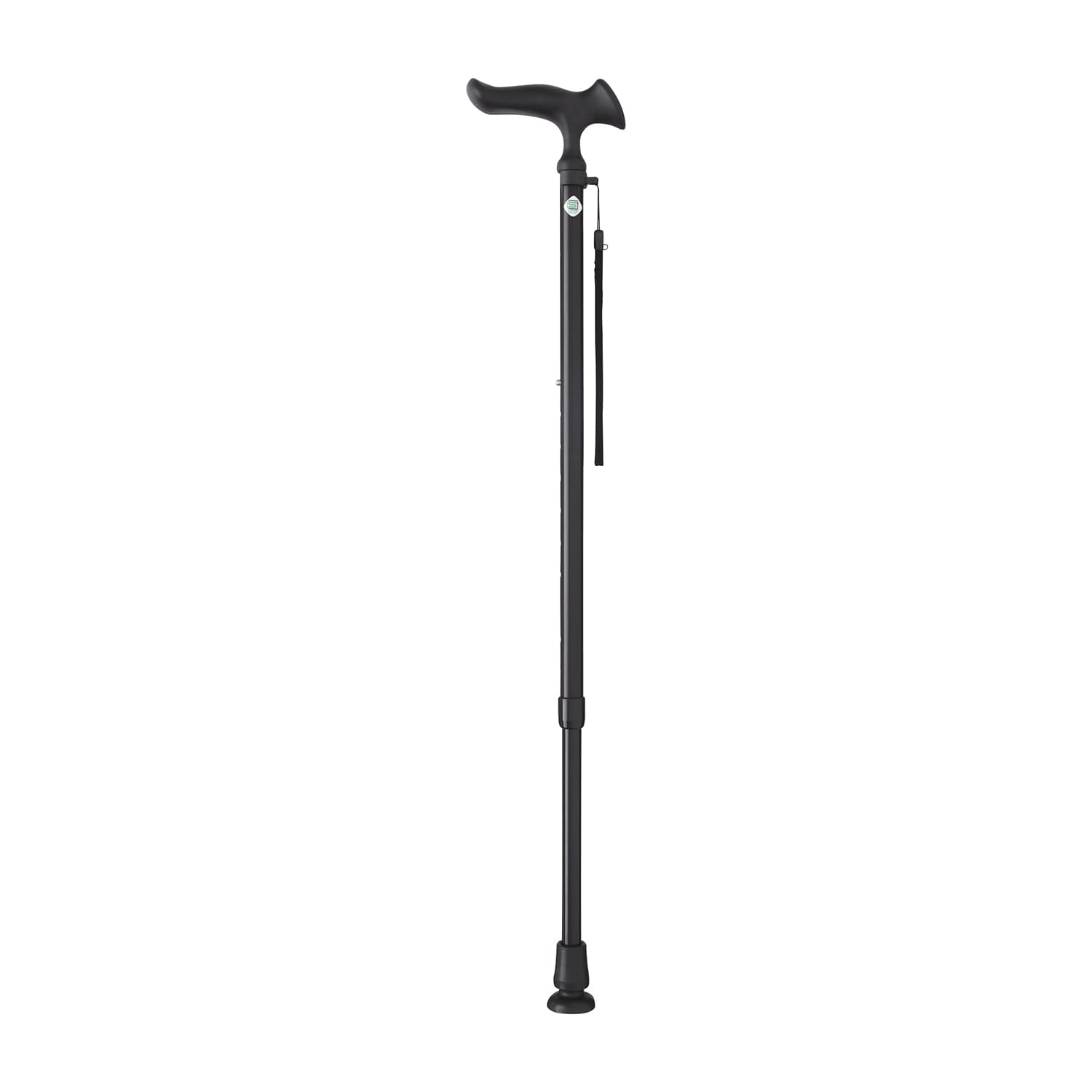 ステッキ かるがもE(伸縮) 24-6631-04 フジホーム WB3740(ブラック)