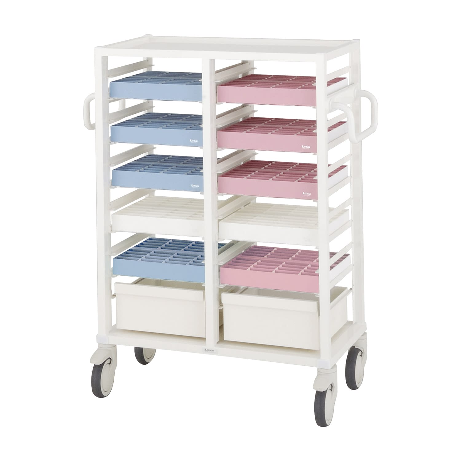 ドラッグカート(20床用) 20床用(2列×10段) 投薬カート 24-6278-00 ケルン KC-485