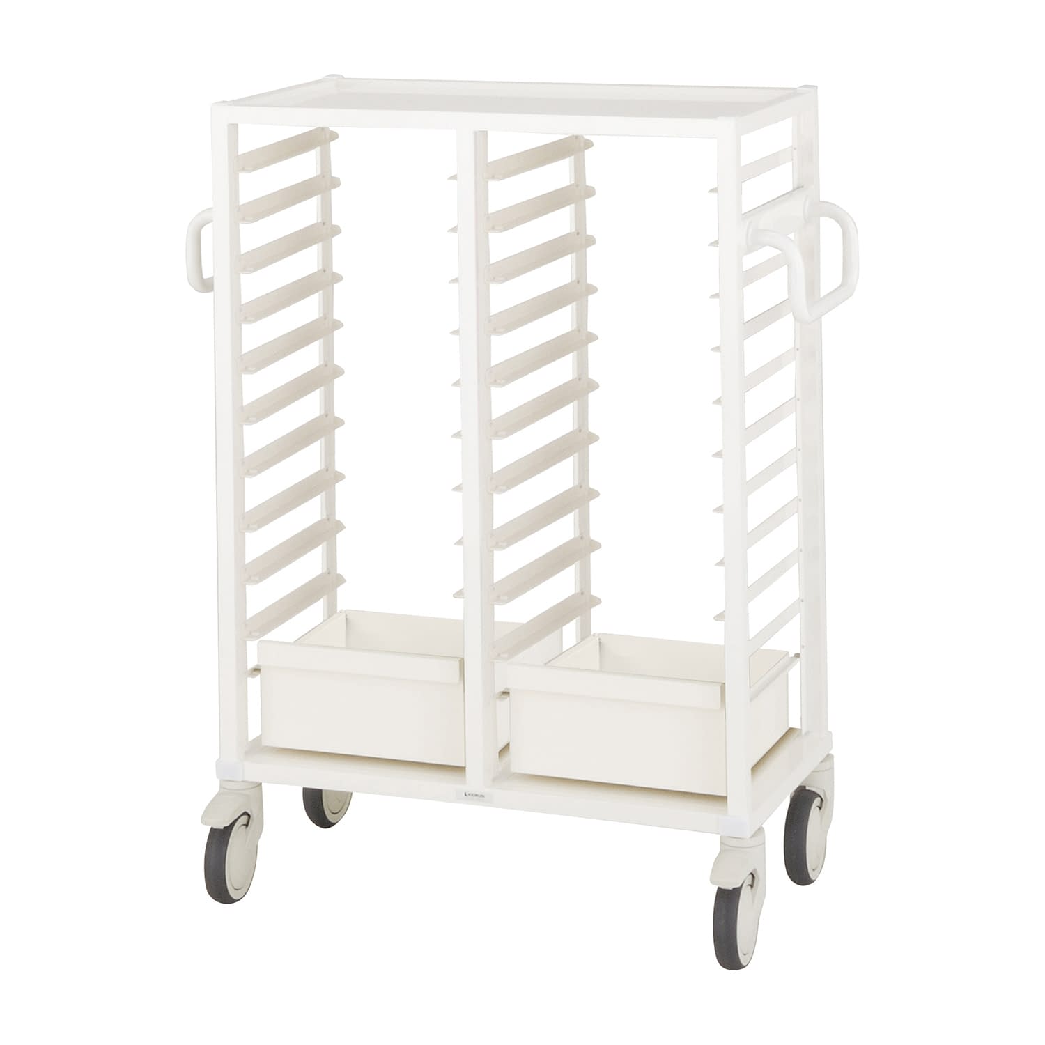 ドラッグカート(20床用)カバー付 20床用(2列×10段) 投薬カート 24-6278-01 ケルン KC-486