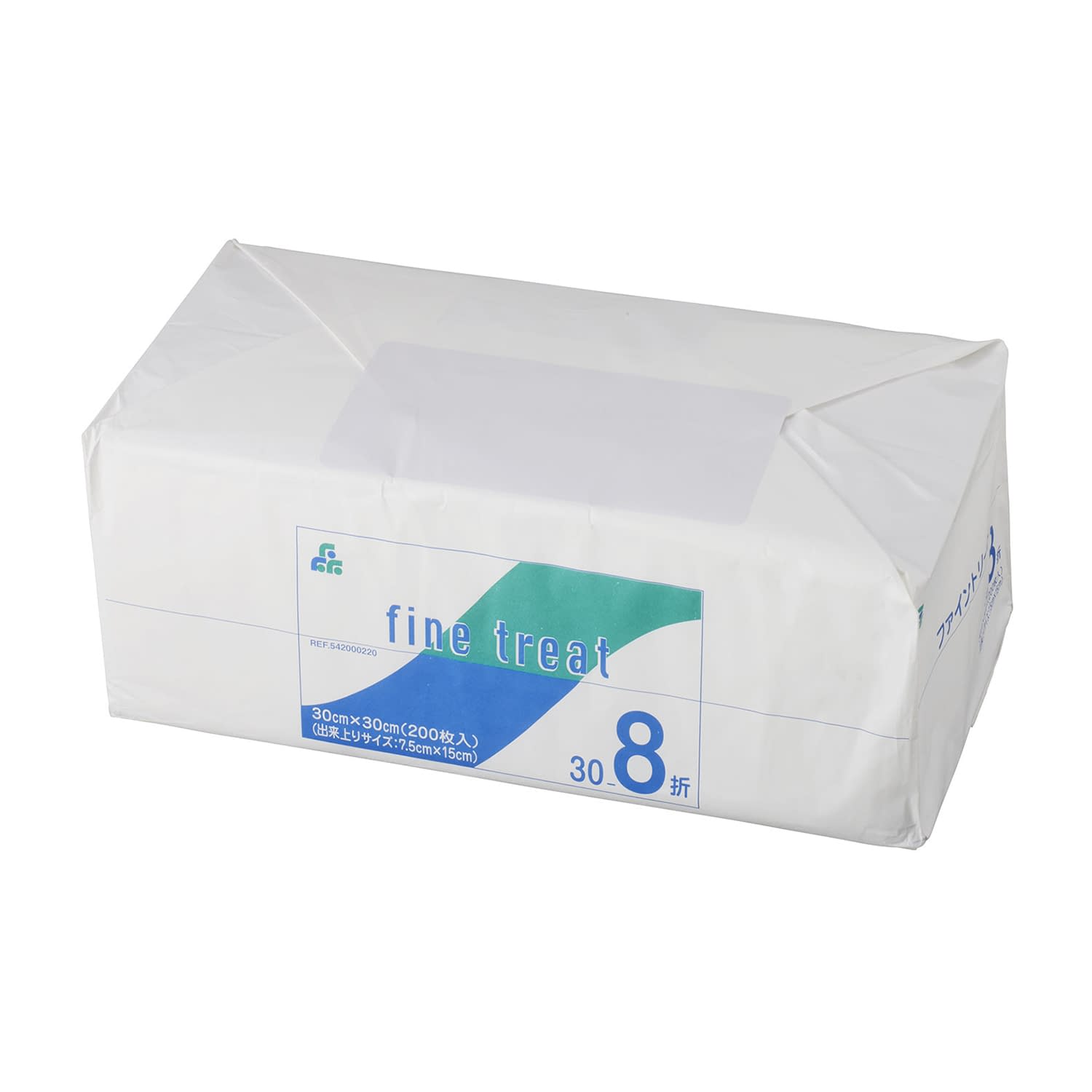 ファイントリート(30×30)8ツ折 24-6816-02 ファイン 542000220(200マイイリ)