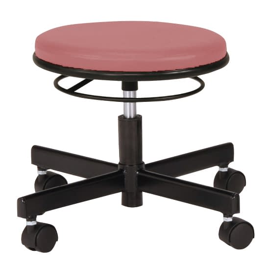 クランケチェア(低床タイプ) キャスタータイプ 24-6370-0002 ピンク ニシキ工業 MS-80E(キャスタータイプ)