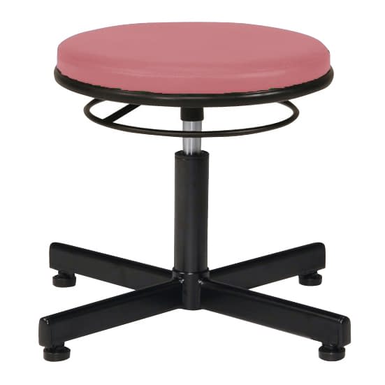 クランケチェア(低床タイプ) アジャスタータイプ 24-6370-0102 ピンク ニシキ工業 MS-80A(アジャスタータイプ)