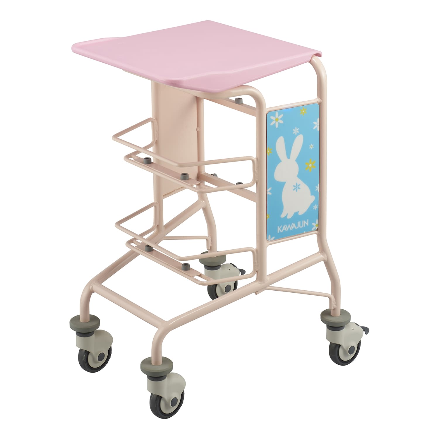 SCライトワークカート 24-6548-01 KAWAJUN MCR088PN(ピンク/ブルー)