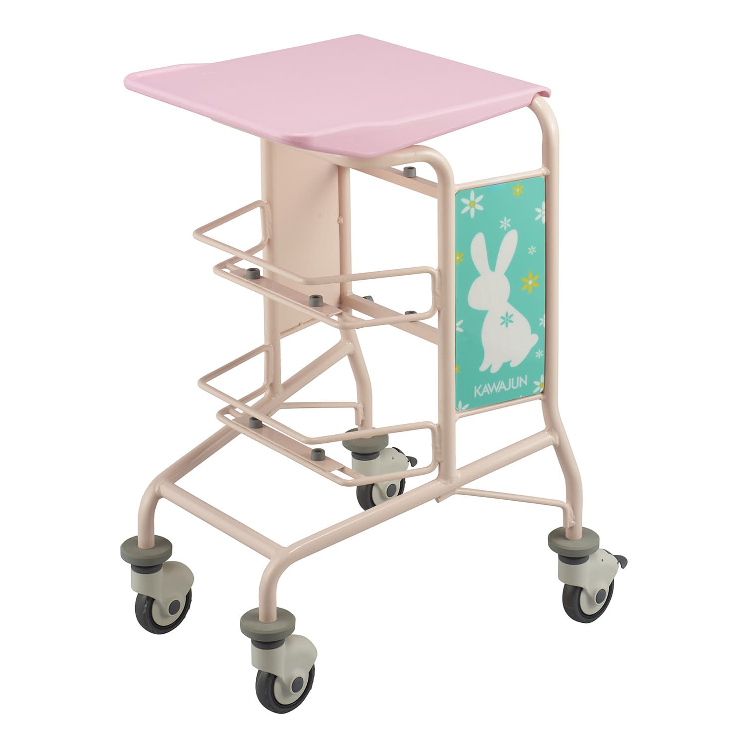 SCライトワークカート 24-6548-02 KAWAJUN MCR0889N(ピンク/グリーン)