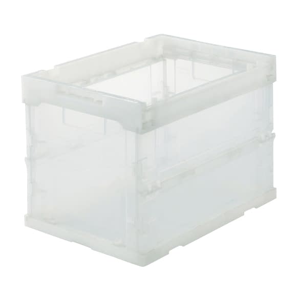 α折りたたみコンテナ(20．2L) 24-6558-01 トラスコ中山 TR-S20(トウメイ)