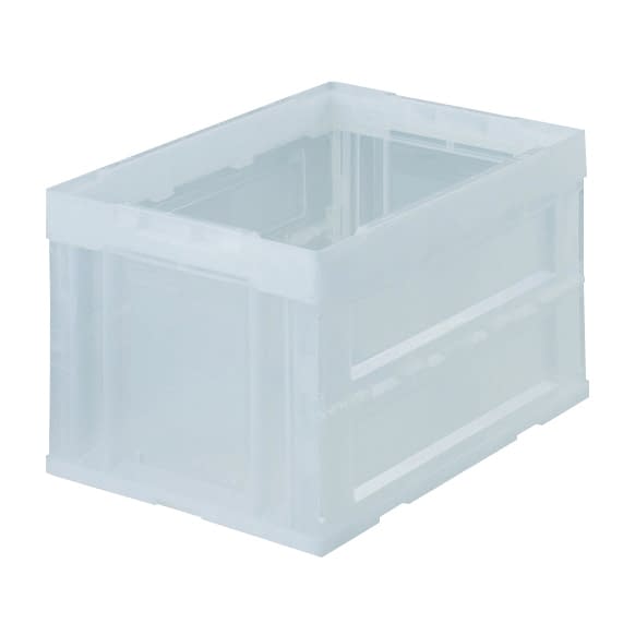 α折りたたみコンテナ(50L) 24-6558-03 トラスコ中山 CR-S50N(トウメイ)