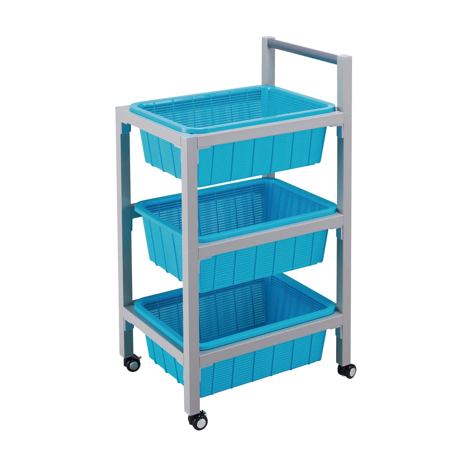 三段バスケットキャリー 24-6552-00 新光化成 310-0000409