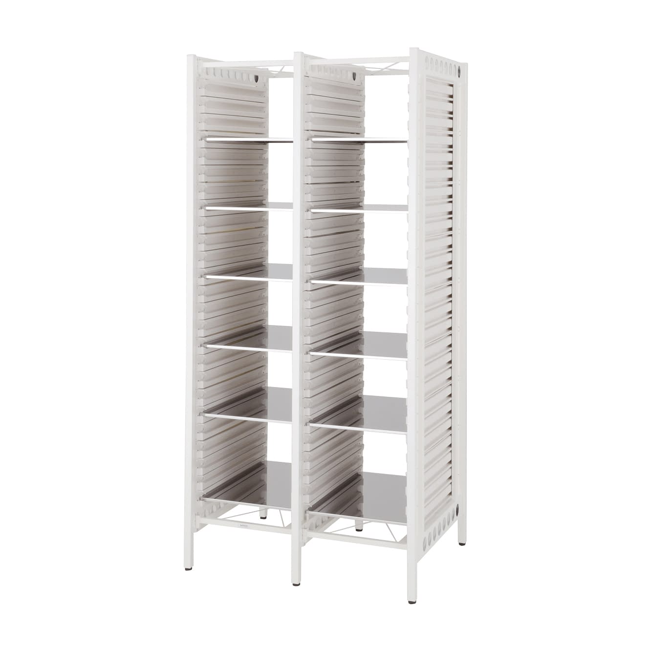 メディカルラック・スリム スリム・トレーなし キャビネット 24-6314-01 ケルン KN-852-02S