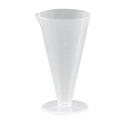 液量計(PP製)円錐型 24-6873-00 Kartell 422(100ML)