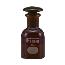 細口共通摺試薬瓶(硬質)茶 24-6935-00 東京硝子器械 30ML