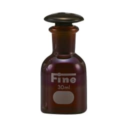 細口共通摺試薬瓶(硬質)茶 24-6935-02 東京硝子器械 120ML