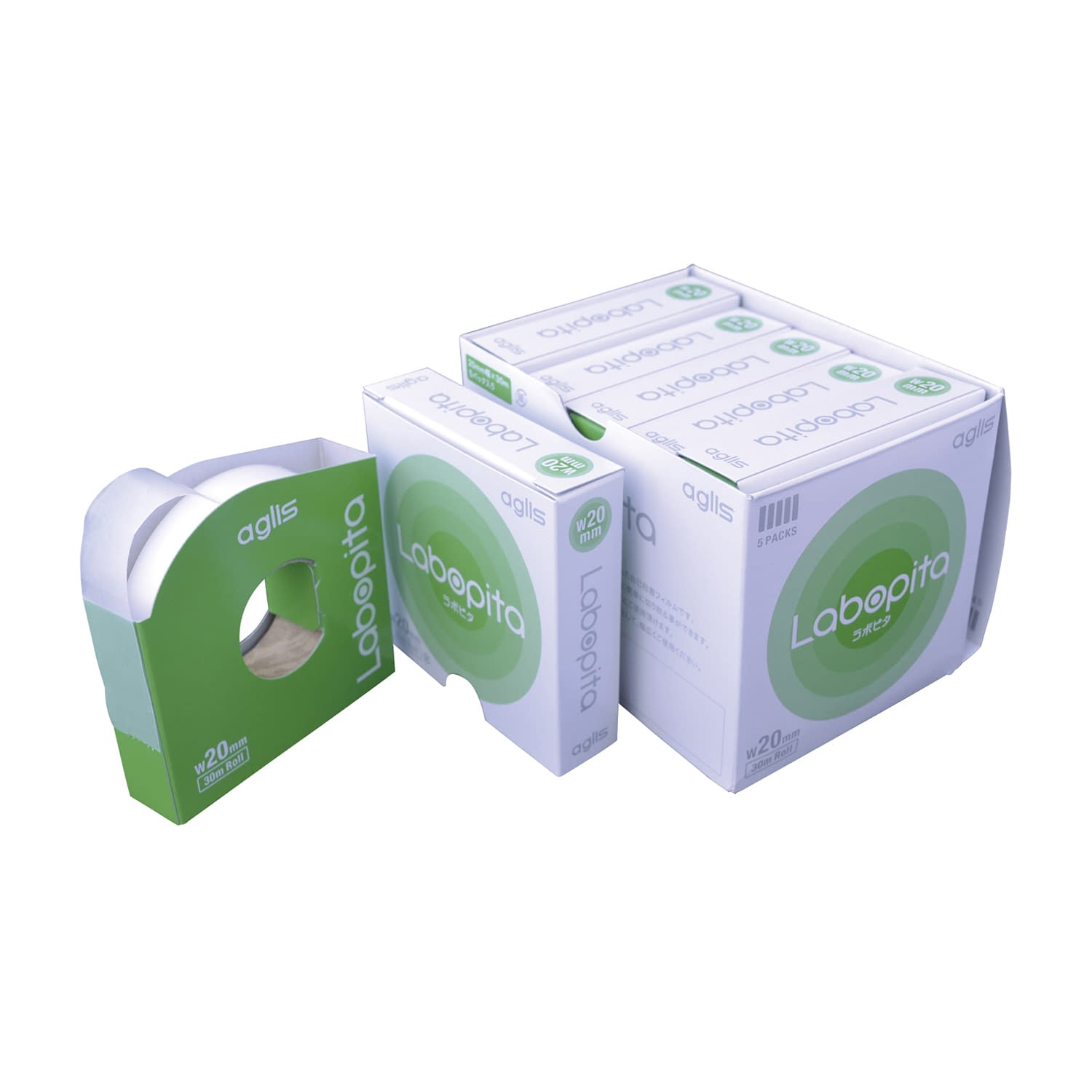 パラフィンテープ ラボピタ PT-2001 24-6275-00 日本マイクロ PT-2001(20MMX30M)